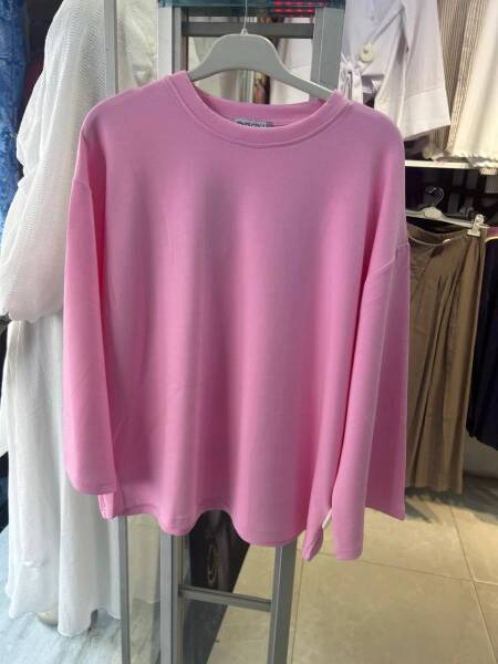 Oysho Kumaş Pembe Bluz Standart Beden - Kaylule