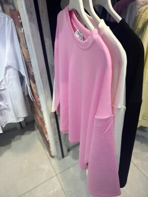 Oysho Kumaş Siyah Bluz Standart Beden - 2